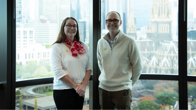 Associate Professor Brigid Lynch and Professor Roger Milne